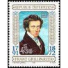 1 عدد تمبر فرانز گریل پارزر - نویسنده - اتریش 1991