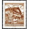 1 عدد تمبر سری پستی بناهای معماری در اتریش -40G - 30x25mm- اتریش 1962