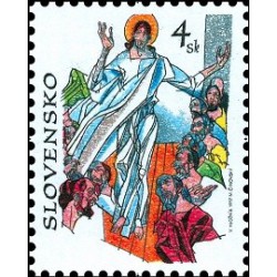 1 عدد  تمبر تجدید ایمان - اسلواکی 1997