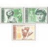 3 عدد تمبر پانصدمین سالگرد تولد میکلانژ - مجسمه - شوروی 1975