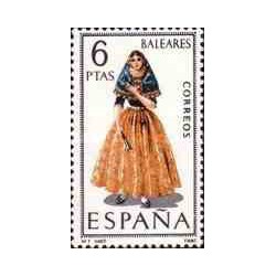 1 عدد تمبر لباسهای محلی اسپانیا - Alava - اسپانیا 1967