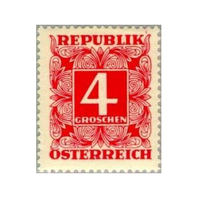 1 عدد تمبر بدهی پستی  - 60 گروشن - اتریش 1950