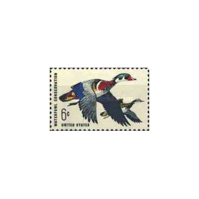 1 عدد تمبر حفاظت از مرغابی ها - آمریکا 1968