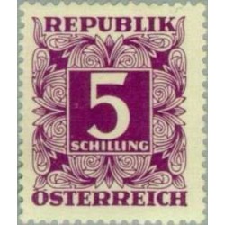 1 عدد تمبر بدهی پستی  - 2 شلینگ - اتریش 1949