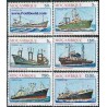6 عدد تمبر کشتیها - موزامبیک 1981