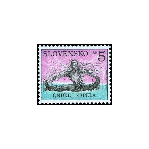 1 عدد  تمبر اوندری نپلا - اسلواکی 1997