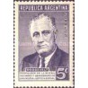 1 عدد تمبر سالگرد مرگ روزولت - سی و دومین رئیس جمهور آمریکا - آرژانتین 1946