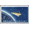 1 عدد تمبر پروژه فضارئی مرکوری - آمریکا 1962