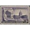 1 عدد تمبر صدمین سال تاسیس ایالت ویسکانسن - آمریکا 1948