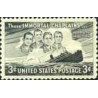 1 عدد تمبر چهار یاور دین - آمریکا 1948