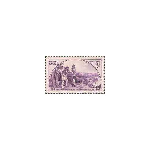 1 عدد تمبر صدو پنجاهمین سال تاسیس ایالت کنتاکی - آمریکا 1942