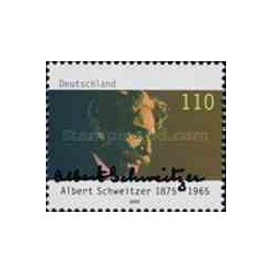 1 عدد تمبر آلبرت شوایتزر - موسیقیدان - جمهوری فدرال آلمان 2000