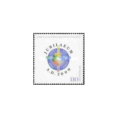 1 عدد تمبر سال 2000 - جمهوری فدرال آلمان 2000