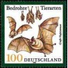 1 عدد تمبر گونه های در خطر انقراض - خفاشها - جمهوری فدرال آلمان 1999