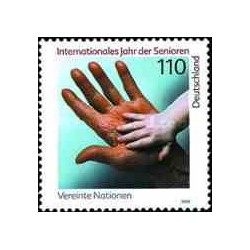 1 عدد تمبر سال بین المللی سالمندان - جمهوری فدرال آلمان 1999