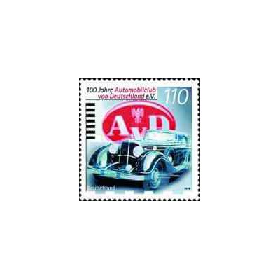1 عدد تمبر صدمین سال کلوپ اتومبیل - مای باخ - جمهوری فدرال آلمان 1999