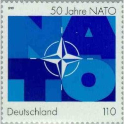 1 عدد تمبر پنجاهمین سالگرد ناتو - جمهوری فدرال آلمان 1999