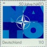 1 عدد تمبر پنجاهمین سالگرد ناتو - جمهوری فدرال آلمان 1999