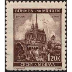1 عدد تمبر  مناظر- Brünn  - بوهمیا و موراویا 1940