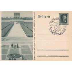 کارت پستال مهر روز تولد آدولف هیتلر - نورنبرگ - 1 - رایش آلمان 1937