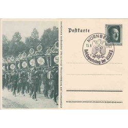 کارت پستال مهر روز تولد آدولف هیتلر - نورنبرگ - 1 - رایش آلمان 1937