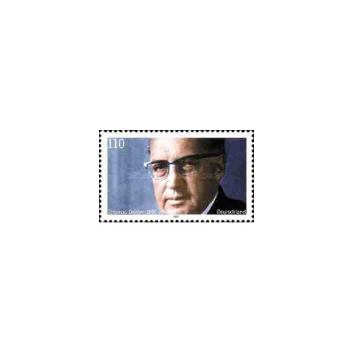 1 عدد تمبر توماس دهلر - سیاستمدار - جمهوری فدرال آلمان 1997