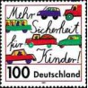 1 عدد تمبر امنیت برای کودکان در ترافیک - جمهوری فدرال آلمان 1997