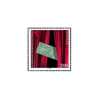 1 عدد تمبر صدوپنجاهمین سالگرد انجمن تئاتر  - جمهوری فدرال آلمان 1996