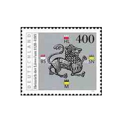 1 عدد تمبر هاینریش شیر- هنری دوازم - جمهوری فدرال آلمان 1995