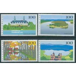 4 عدد تمبر توریسم - مناظر - جمهوری فدرال آلمان 1996