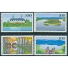 4 عدد تمبر توریسم - مناظر - جمهوری فدرال آلمان 1996