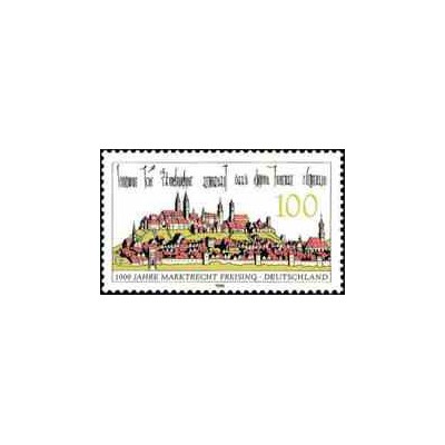 1 عدد تمبر هزارمین سال حق رای فرایزینگ برای برگزاری بازار - جمهوری فدرال آلمان 1996