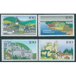 4 عدد تمبر مناظر  - جمهوری فدرال آلمان 1995