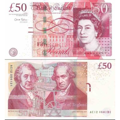اسکناس 50 پوند - انگلیس 2010 سفارشی