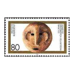 1 عدد تمبر موزه قوم شناسی لایپزیک - جمهوری فدرال آلمان 1994