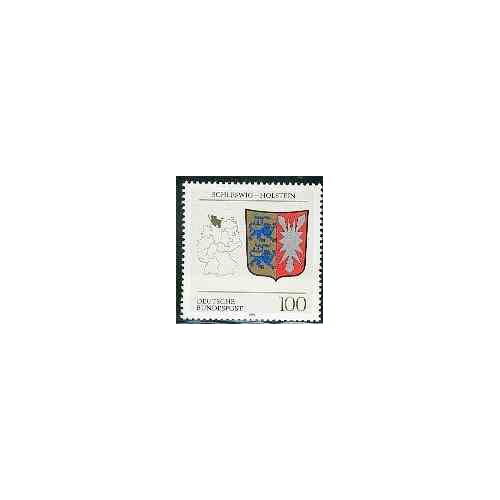 1 عدد تمبر نماد ایالت شلسویگ هولشتاین - جمهوری فدرال آلمان 1994
