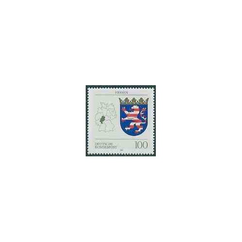 1 عدد تمبر نماد هسن - جمهوری فدرال آلمان 1993