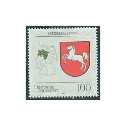 1 عدد تمبر نماد نیدرزاکسن - جمهوری فدرال آلمان 1993