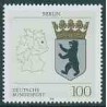 1 عدد تمبر نماد برلین - جمهوری فدرال آلمان 1992