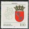 1 عدد تمبر نماد ایالت برمن - جمهوری فدرال آلمان 1992