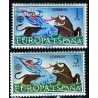 2 عدد تمبر مشترک اروپا - Europa Cept - اسپانیا 1966