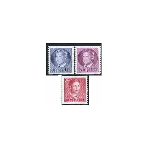 3 عدد تمبر سری پستی - سوئد 1983