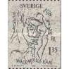 1 عدد تمبر تابلو اثر الین واگنر - سوئد 1982