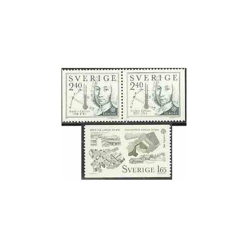 3 عدد تمبر مشترک اروپا - Europa Cept - سوئد 1982 3 عدد تمبر مشترک اروپا - Europa Cept - سوئد 1982