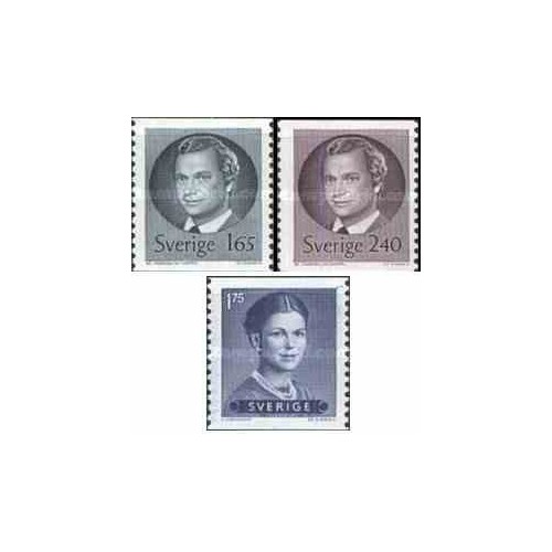3 عدد تمبر سری پستی - سوئد 1981