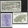3 عدد تمبر  حیوانات - اردک ماهی ، وزغ ، و سنجاقک - سوئد 1979