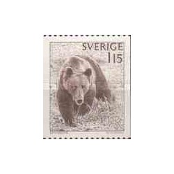 1 عدد تمبر خرس - سوئد 1978