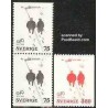 1 عدد تمبر اسکار آندرسون - کارتونیست و اولین خالق شخصیت کمیک - سوئد 1977