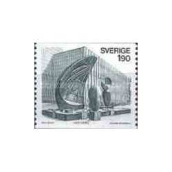 1 عدد تمبر اریک گریت - مجسمه ساز - سوئد 1976