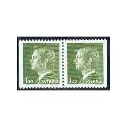 2 عدد تمبر سری پستی - جفت بوکلت - سوئد 1976